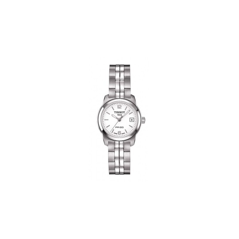 PR 100 Women's White Quartz Watch