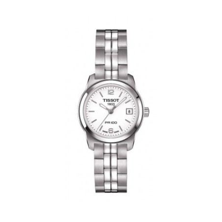 PR 100 Women's White Quartz Watch