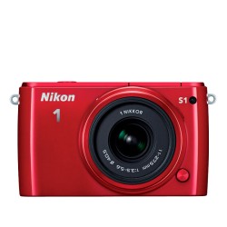 Nikon 1 J1 Two-Lens Wide Angle Kit Red