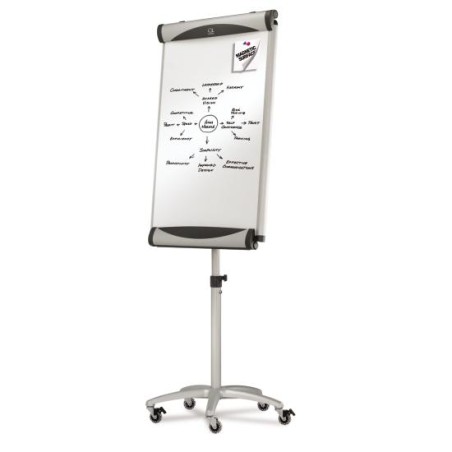 Quartet Euro Magnetic Porcelain Total Erase Mobile Easel