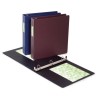 Wilson Jones 364 Heavy Duty Round Ring Binder with Label Holder, 1", Black