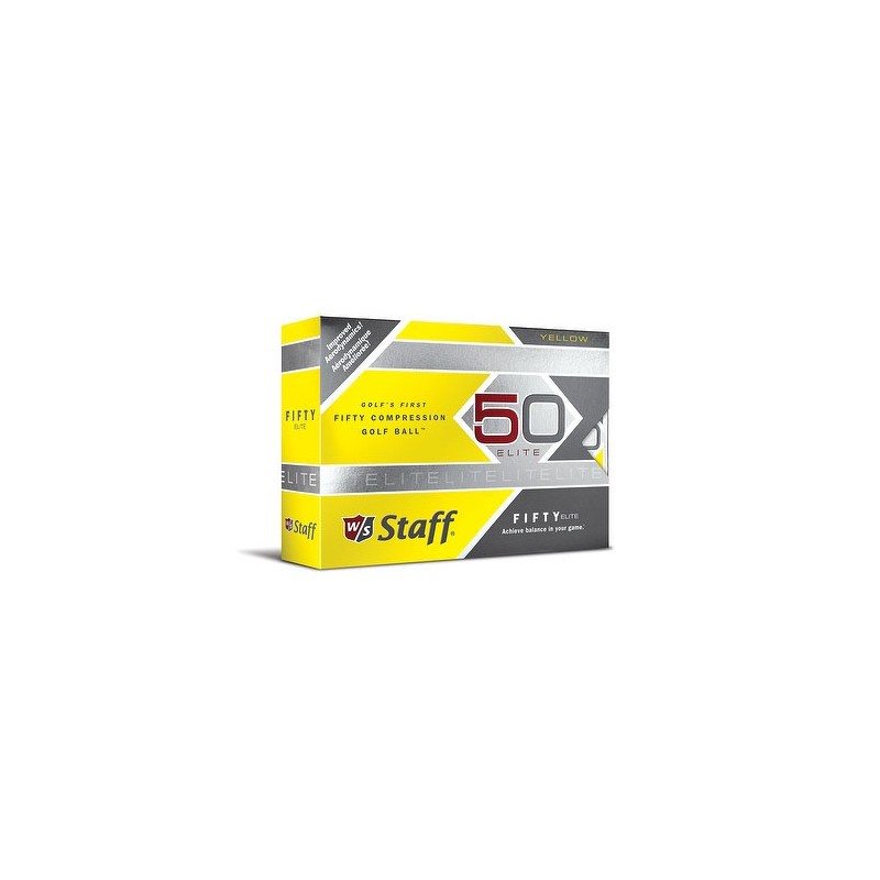 NEW Wilson Staff Fifty Elite Yellow Golf Ball